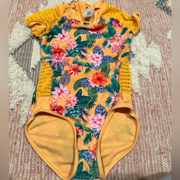 Art Class Tropical Floral Swimwear size 10/12 girls - Picture 1 of 4